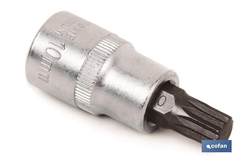 SENRISE Llave de vaso Torx de 1/4 3/8 T20-T50 para llave de tuerca de impacto para reparación industrial automotriz 1/4 T20 