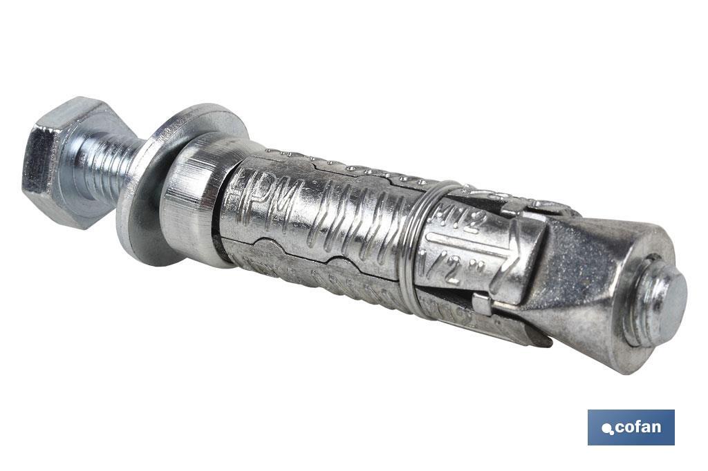 ANCLAJE ZAMAK HPM M-10x70 CON TORNILLO 8.8