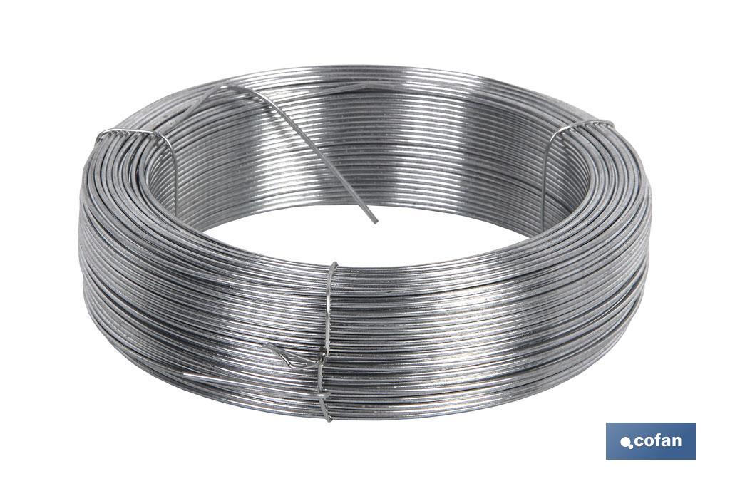 ROLLO ALAMBRE GALVANIZADO 1 Kg (1,1mm) Nº 6