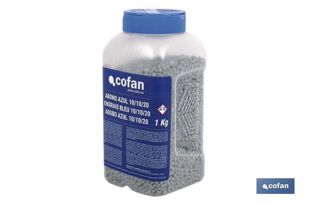 ABONO AZUL PLANTAS Y FLORES COFAN 1KG