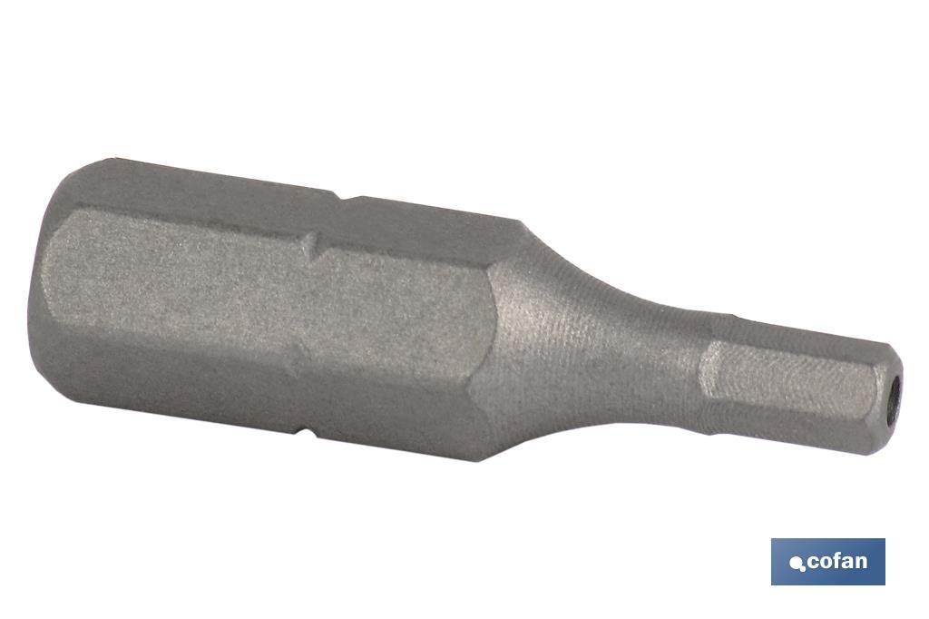 PUNTA.DEST.HEXAG. INVIOLABLE 3 25MM. (PACK: 5 UDS) PUNTA.DEST.HEXAG. INVIOLABLE 3 25MM. (PACK: 5 UDS)