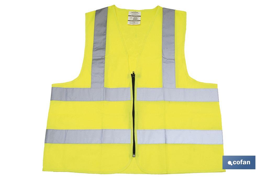 CHALECO AMARILLO CON CREMALLERA T-XXL (PACK: 1 UDS)