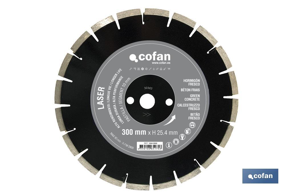 DISCO DIAM. HORMIGON FRESCO H-10, 350MM (PACK: 1 UDS) DISCO DIAM. HORMIGON FRESCO H-10, 350MM (PACK: 1 UDS)