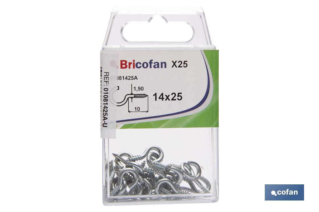 BLÍSTER DE 5 UDS. HEMBRILLA ABIERTA 19X60 VENTA UNITARIA (PACK: 1 UDS)