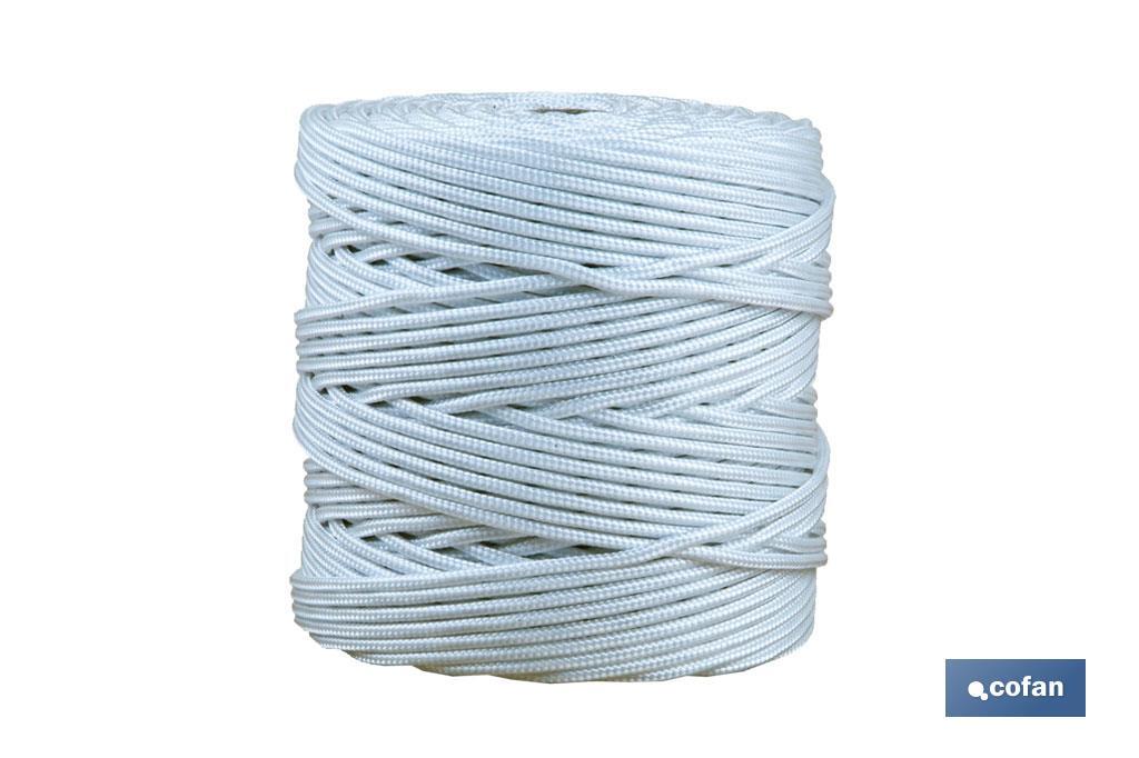 BOBINA CORDON TRENZADO POLI 5 MM 200 MTS BCO (PACK: 1 UDS) BOBINA CORDON TRENZADO POLI 5 MM 200 MTS BCO (PACK: 1 UDS)