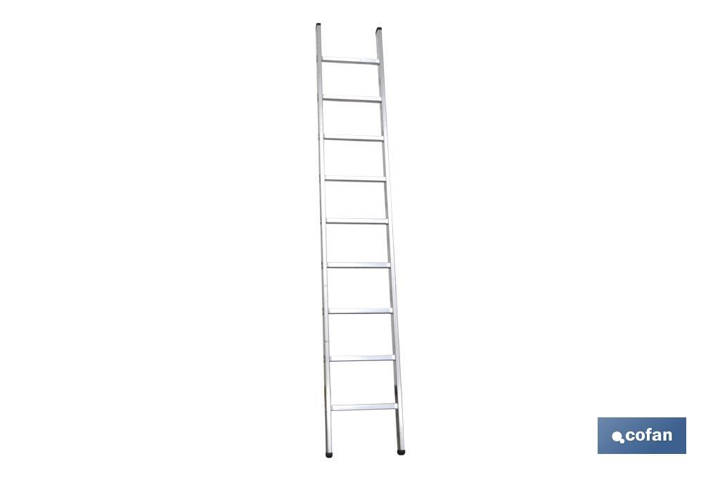 ESCALERA ALUMINIO 9 PELDAÑOS 2,50 MTROS (PACK: 1 UDS)