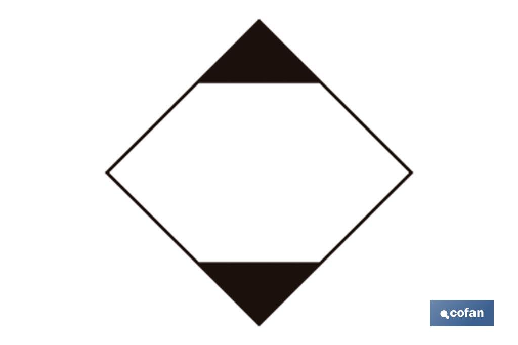 SEÑAL ADHESIVA MAT. PELIGROSAS 300X300 (PACK: 1 UDS) SEÑAL ADHESIVA MAT. PELIGROSAS 300X300 (PACK: 1 UDS)