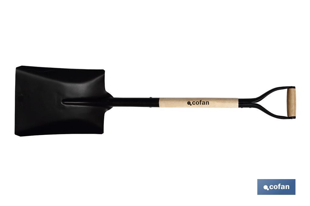 PALA CUADRADA 340mm MANGO MADERA CERRADO (PACK: 1 UDS) PALA CUADRADA 340mm MANGO MADERA CERRADO (PACK: 1 UDS)