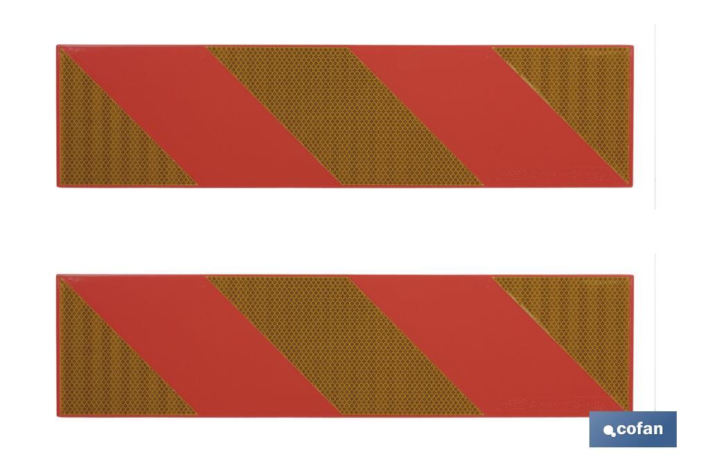 CONJUNTO 2 PLACAS DE REMOLQUE ALUMINIO 56,5X14 (PACK: 1 UDS) CONJUNTO 2 PLACAS DE REMOLQUE ALUMINIO 56,5X14 (PACK: 1 UDS)