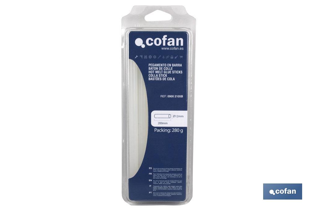 BLISTER COLA TERMOFUSIBLE Ø12/200MM TRANSP. 280gr. (PACK: 1 UDS) BLISTER COLA TERMOFUSIBLE Ø12/200MM TRANSP. 280gr. (PACK: 1 UDS)