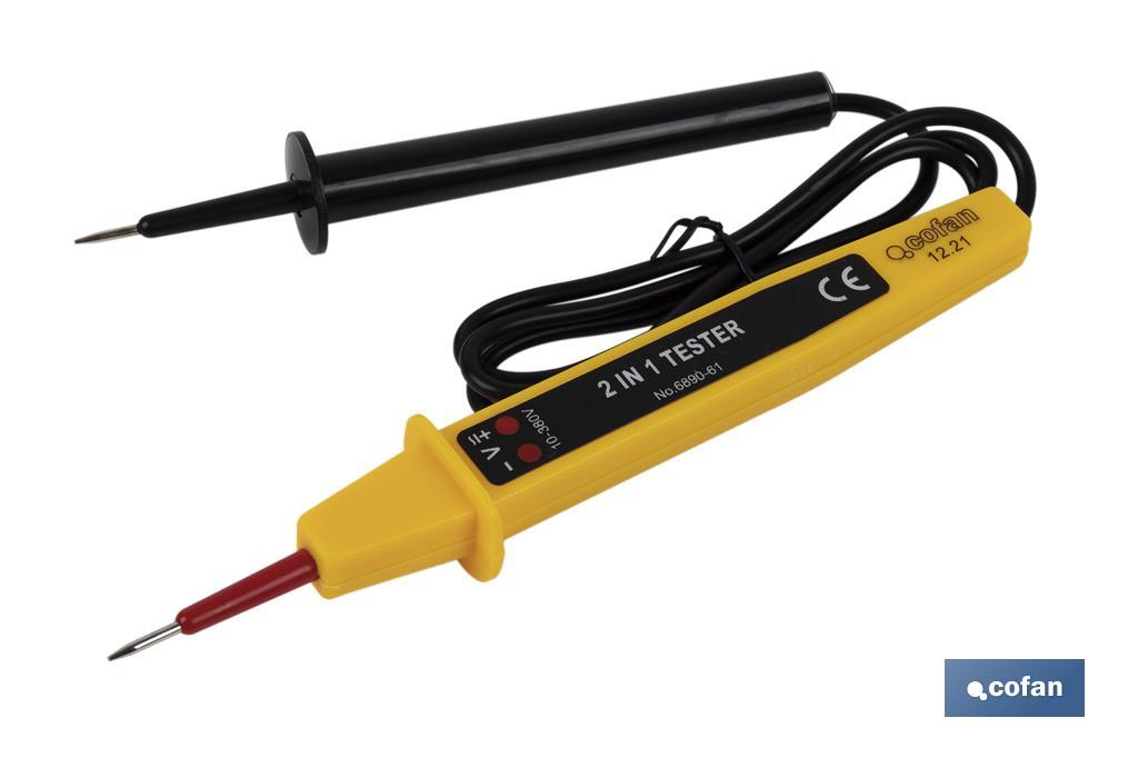 MEDIDOR DE TENSION 2 EN 1 DE 3-400 W (PACK: 1 UDS) MEDIDOR DE TENSION 2 EN 1 DE 3-400 W (PACK: 1 UDS)