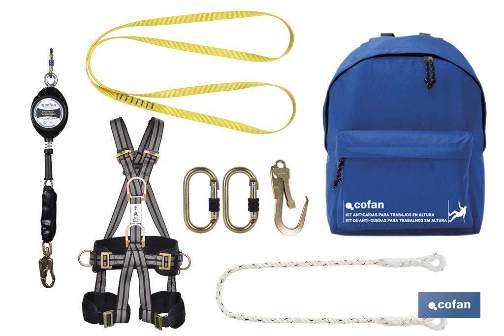 KIT ANTICAÍDAS PARA TRABAJOS EN ALTURA (PACK: 1 UDS) KIT ANTICAÍDAS PARA TRABAJOS EN ALTURA (PACK: 1 UDS)