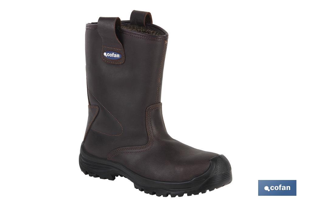 BOTA PIEL FORRADA SEGURIDAD S3 (MODELO MEGAN) T-39 (PACK: 1 UDS)