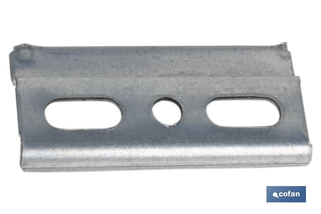 PLACA COLGADOR 60 MM VENTA UNITARIA (PACK: 1 UDS) PLACA COLGADOR 60 MM VENTA UNITARIA (PACK: 1 UDS)