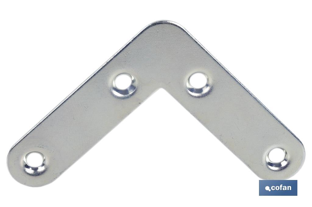 ESCUADRA PLANA 40 MM (PACK: 40 UDS) ESCUADRA PLANA 40 MM (PACK: 40 UDS)