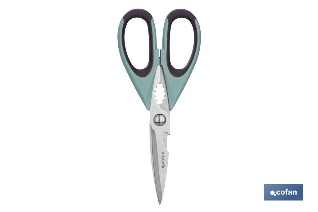 TIJERAS VERDES DE ACERO INOX. MODELO SENA 22 CM (PACK: 1 UDS) TIJERAS VERDES DE ACERO INOX. MODELO SENA 22 CM (PACK: 1 UDS)