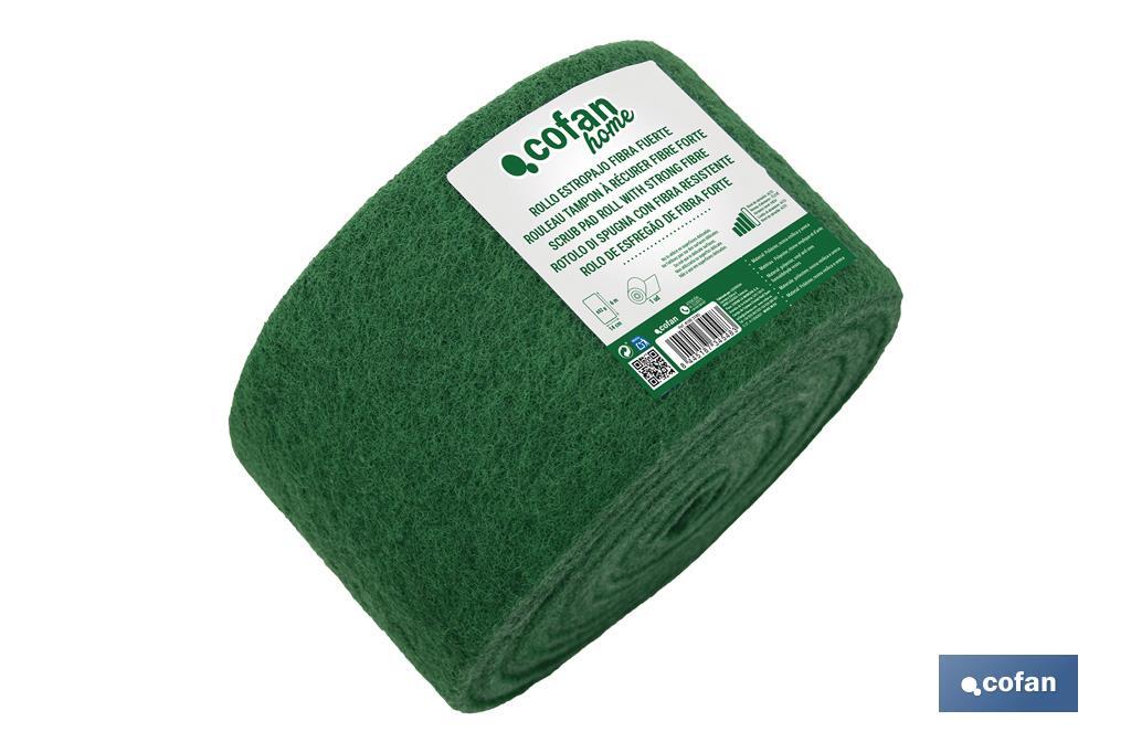 ROLLO ESTROPAJO FIBRA FUERTE VERDE 14X6 M (PACK: 1 UDS) ROLLO ESTROPAJO FIBRA FUERTE VERDE 14X6 M (PACK: 1 UDS)