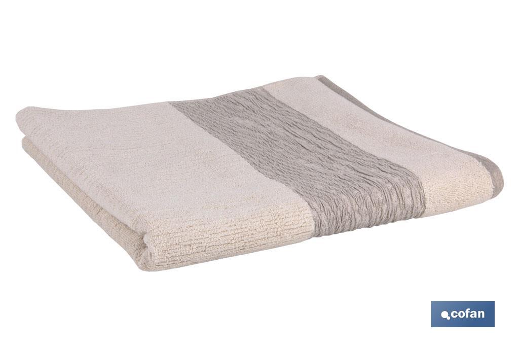 TOALLA DUCHA NATURE GR.600/M2 MODELO ALMA 70X140cm (PACK: 1 UDS) TOALLA DUCHA NATURE GR.600/M2 MODELO ALMA 70X140cm (PACK: 1 UDS)