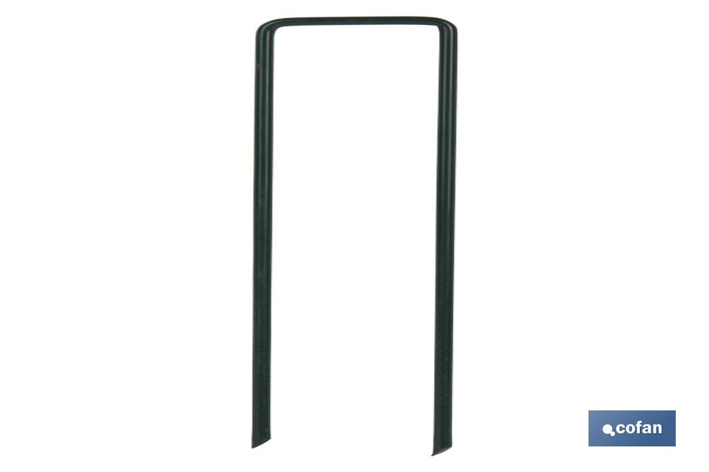 PACK 10 GRAPAS EN U 15 CMS PARA CESPED ARTIFICIAL (PACK: 1 UDS) PACK 10 GRAPAS EN U 15 CMS PARA CESPED ARTIFICIAL (PACK: 1 UDS)