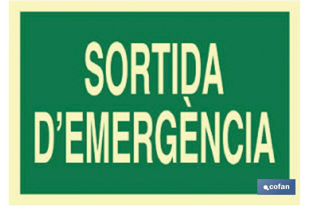 SEÑAL LUMINISCENTE 297X210mm. (PACK: 1 UDS) SEÑAL LUMINISCENTE 297X210mm. (PACK: 1 UDS)