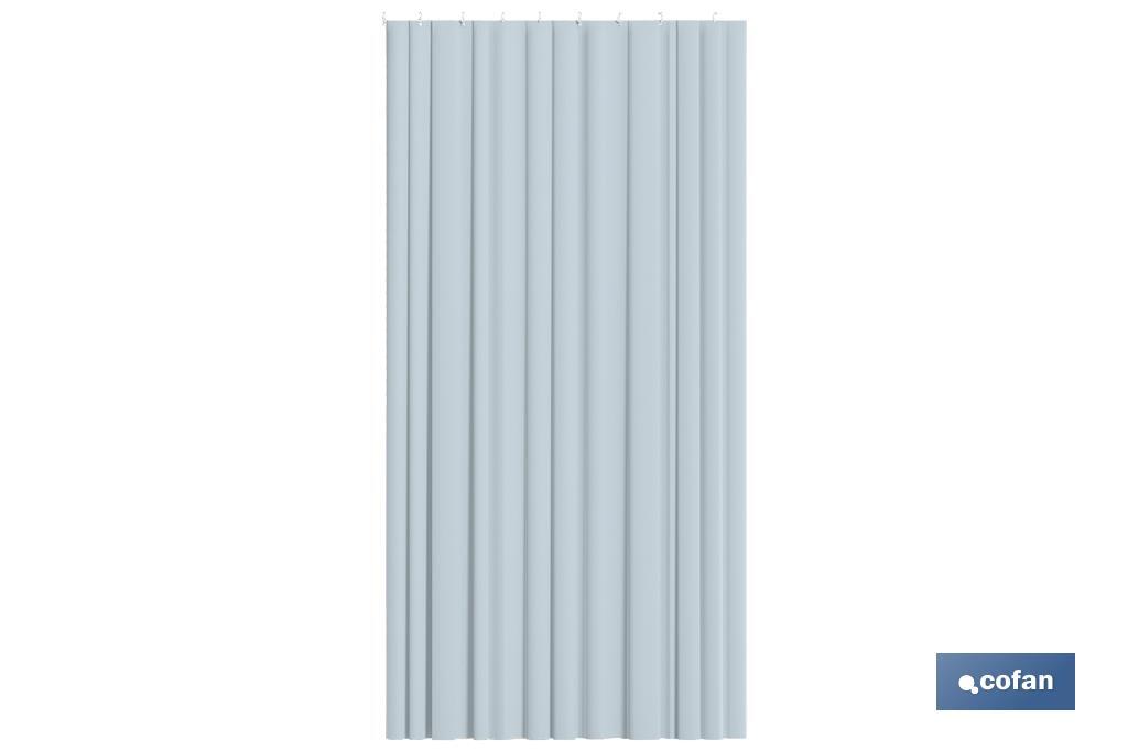CORTINA DE BAÑO AZUL LISBOA POLIESTER 140X200 (PACK: 1 UDS) CORTINA DE BAÑO AZUL LISBOA POLIESTER 140X200 (PACK: 1 UDS)