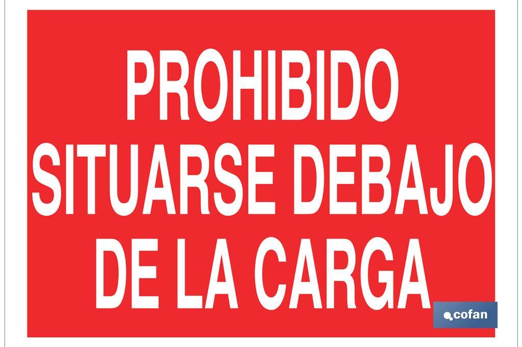 SEÑAL POLIESTIRENO 420X297MM (PACK: 1 UDS)