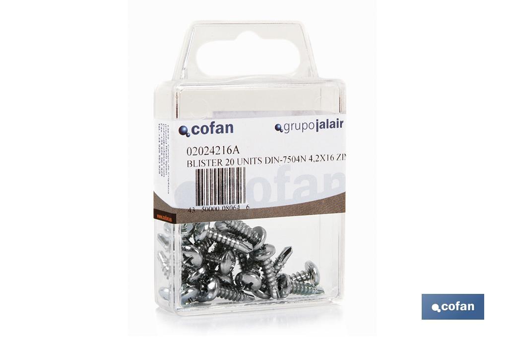 BLÍSTER DE 4 UDS. DIN-7504N 48X45 ZINC VENTA UNITARIA