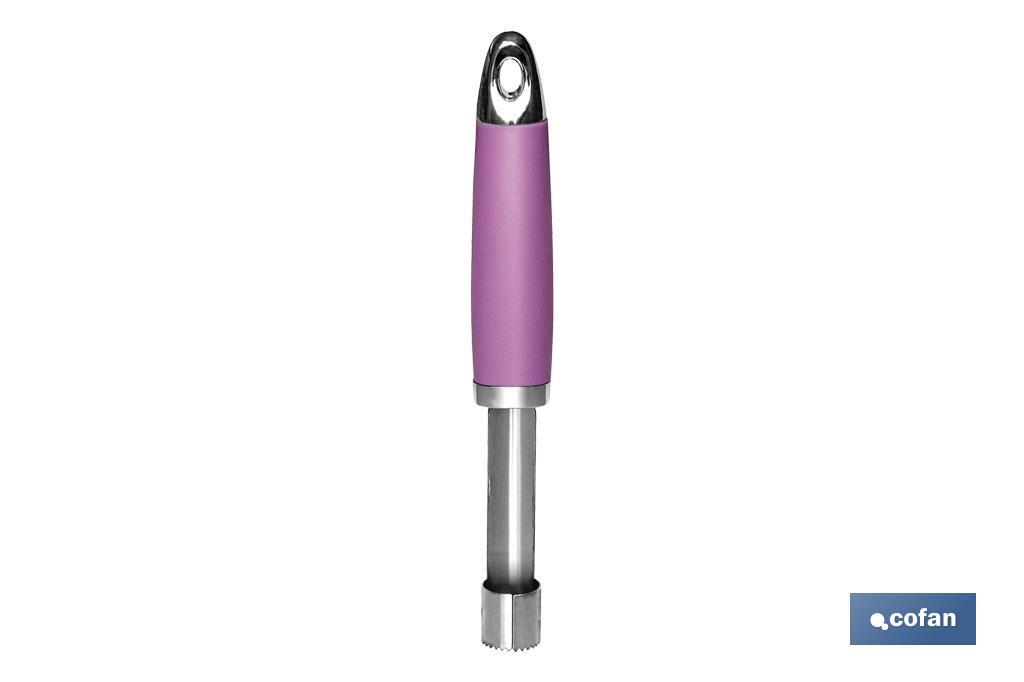 DESCORAZONADOR  MODELO SENA MORADO 21cm (PACK: 1 UDS)