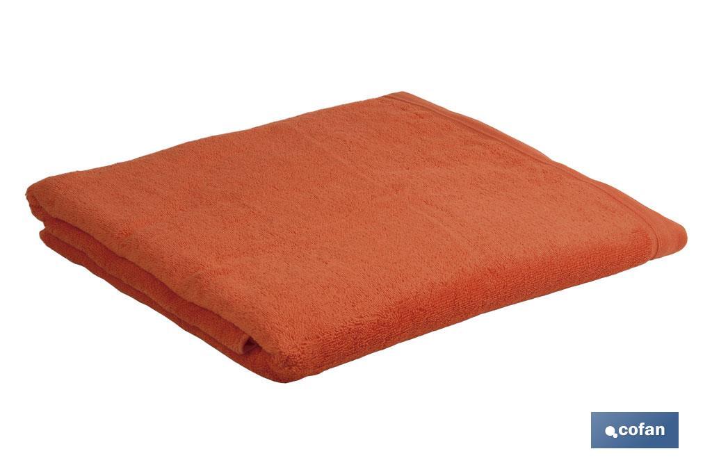 TOALLA BAÑO ORANGE  GR.580/M2  MODELO AMANECER 100X150cm (PACK: 1 UDS)