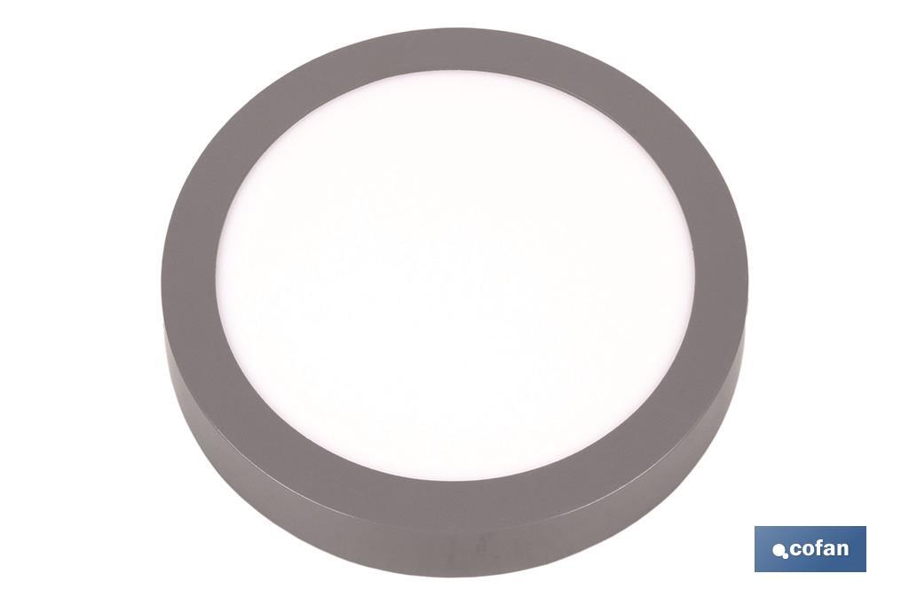 DOWNLIGHT SUPERFICIE ALUMINIO 20W Ø225 MM (PACK: 1 UDS)