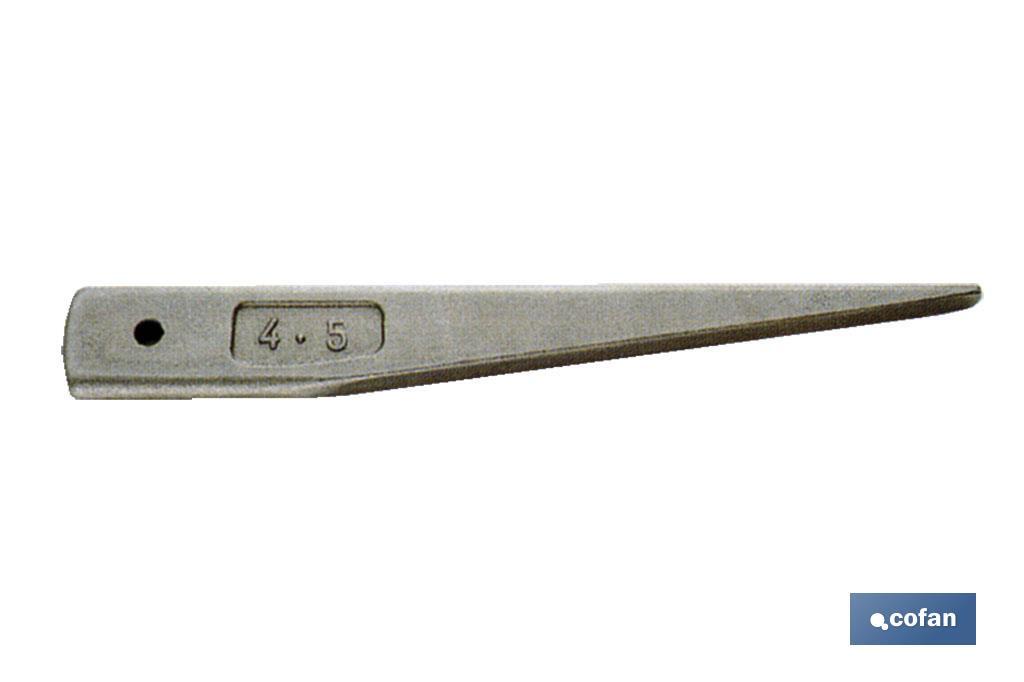 CUÑA EXPULSORA DIN-137 CM 5 - 6 (PACK: 1 UDS) CUÑA EXPULSORA DIN-137 CM 5 - 6 (PACK: 1 UDS)