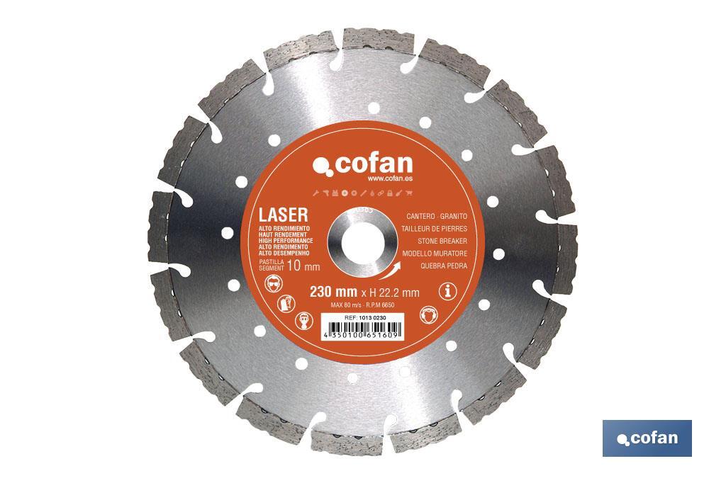 DISCO DIAMANTE GRAL OBRA ALTO RENDIM. 230 (PACK: 1 UDS) DISCO DIAMANTE GRAL OBRA ALTO RENDIM. 230 (PACK: 1 UDS)