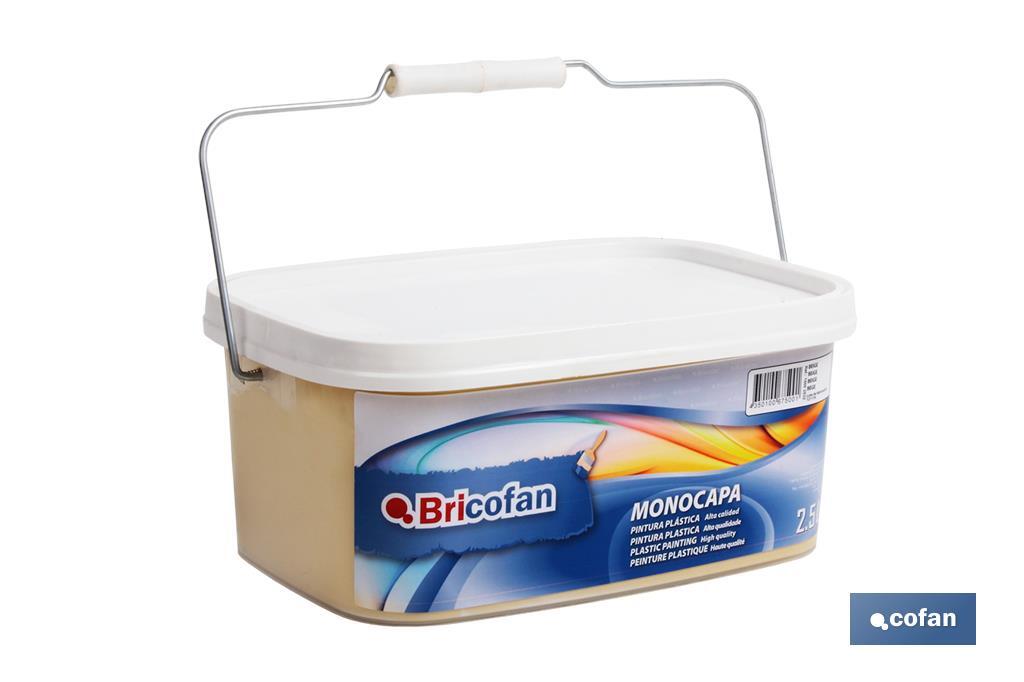 PINTURA PLÁSTICA MONOCAPA Beige (2,5 LT) (PACK: 1 UDS) PINTURA PLÁSTICA MONOCAPA Beige (2,5 LT) (PACK: 1 UDS)
