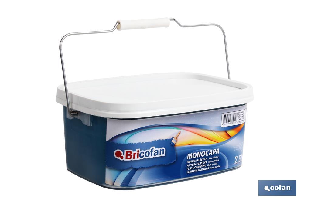 PINTURA PLÁSTICA MONOCAPA Azul Agua (2,5 LT) (PACK: 1 UDS) PINTURA PLÁSTICA MONOCAPA Azul Agua (2,5 LT) (PACK: 1 UDS)