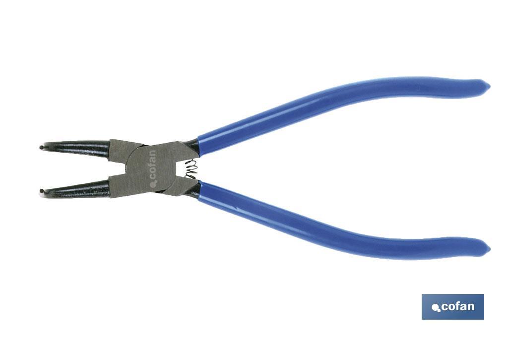ALICATES CIRCLIP INTERIOR CURVO M-225 MM (PACK: 1 UDS) ALICATES CIRCLIP INTERIOR CURVO M-225 MM (PACK: 1 UDS)