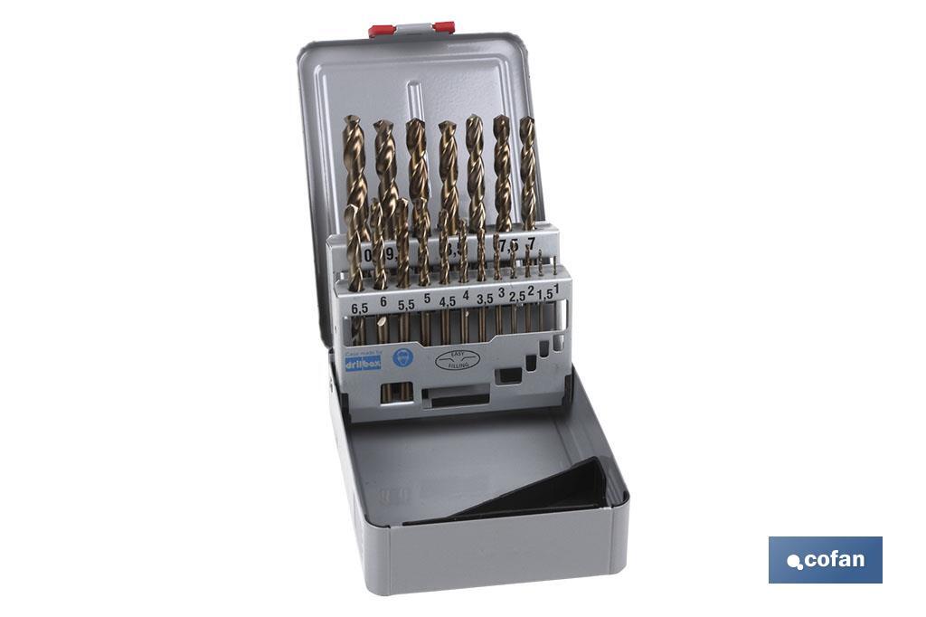 ESTUCHE BROCAS TITANIO - MEDIDAS: 1-10 MM (PACK: 1 UDS) ESTUCHE BROCAS TITANIO - MEDIDAS: 1-10 MM (PACK: 1 UDS)