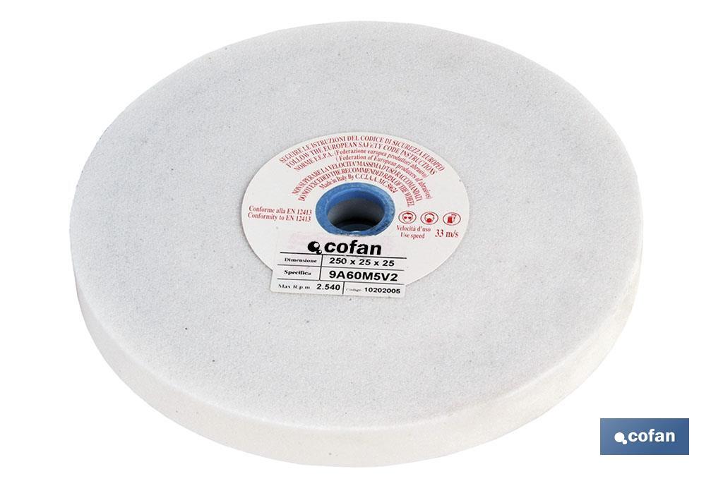 MUELA ABRAS. BLANCA 200X20X32 GR.60 (PACK: 1 UDS) MUELA ABRAS. BLANCA 200X20X32 GR.60 (PACK: 1 UDS)
