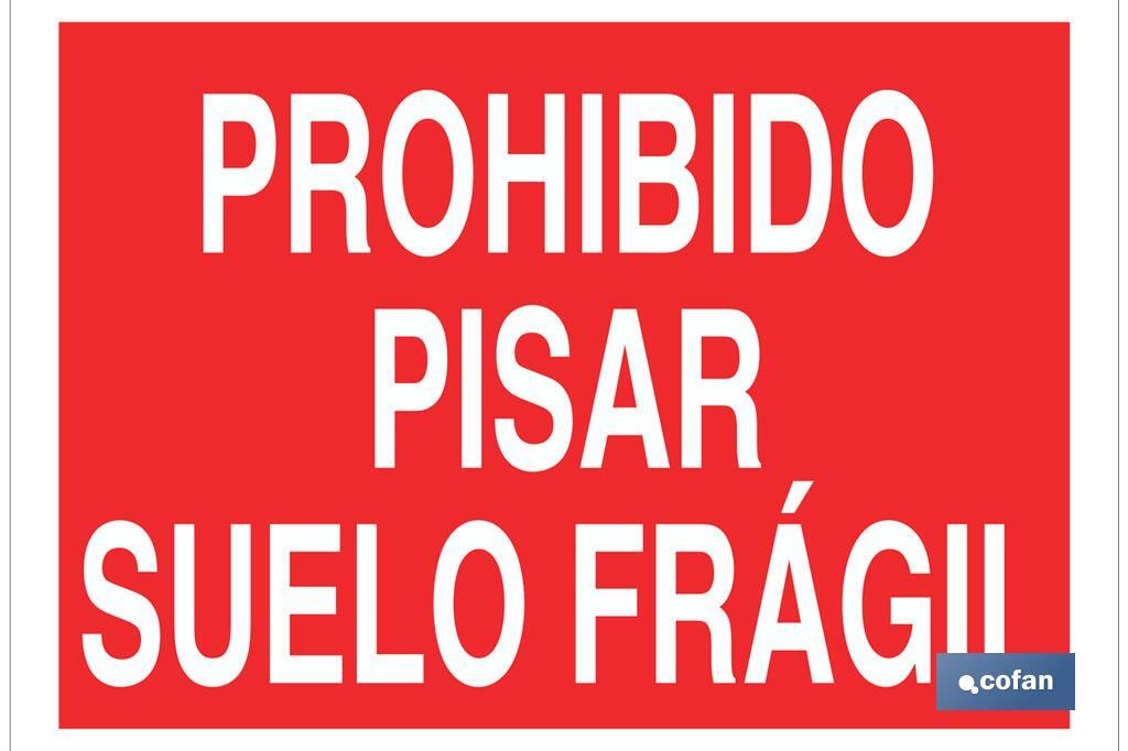 SEÑAL POLIESTIRENO 297X210MM (PACK: 1 UDS)