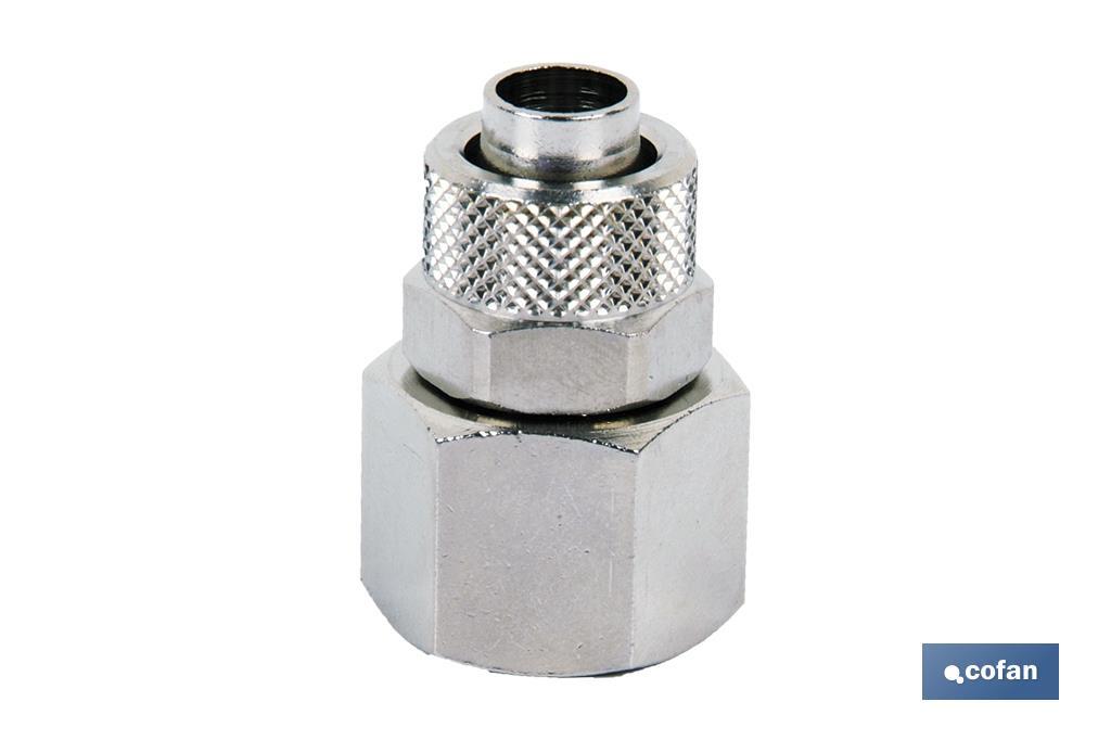 RECTO HEMBRA T-8/6 R-3/8 (PACK: 1 UDS) RECTO HEMBRA T-8/6 R-3/8 (PACK: 1 UDS)