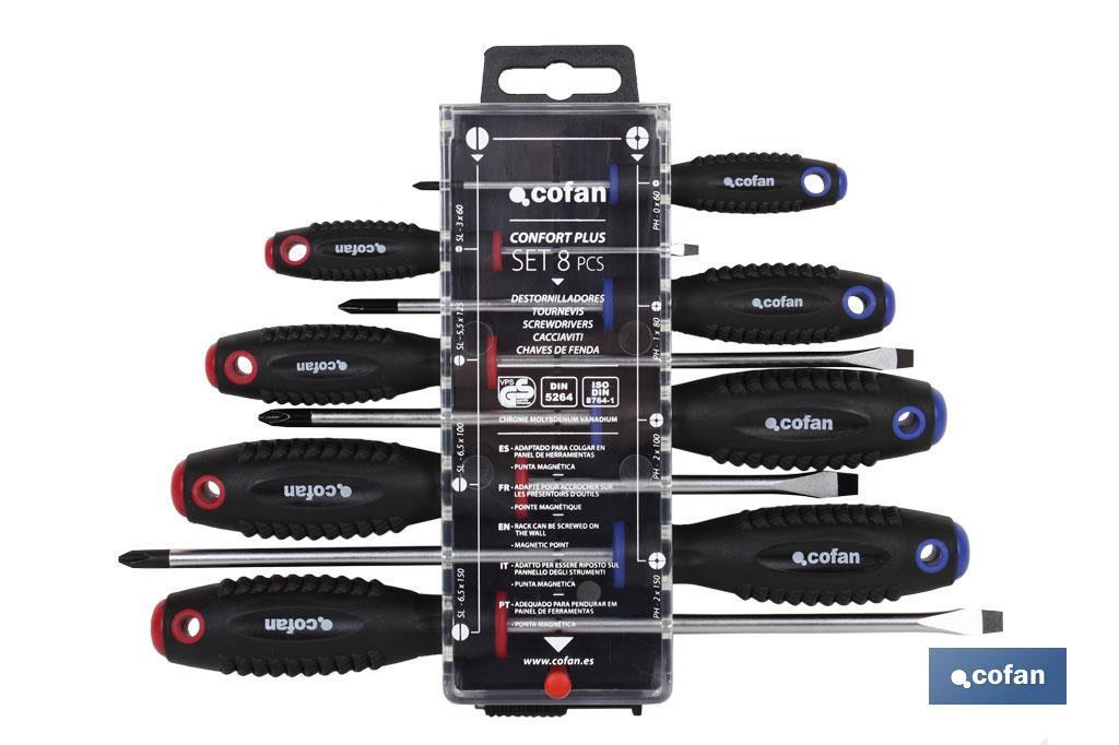 DISPLAY DESTORNILLADORES PLANO-PHILLIPS 8 PCS. (PACK: 1 UDS) DISPLAY DESTORNILLADORES PLANO-PHILLIPS 8 PCS. (PACK: 1 UDS)