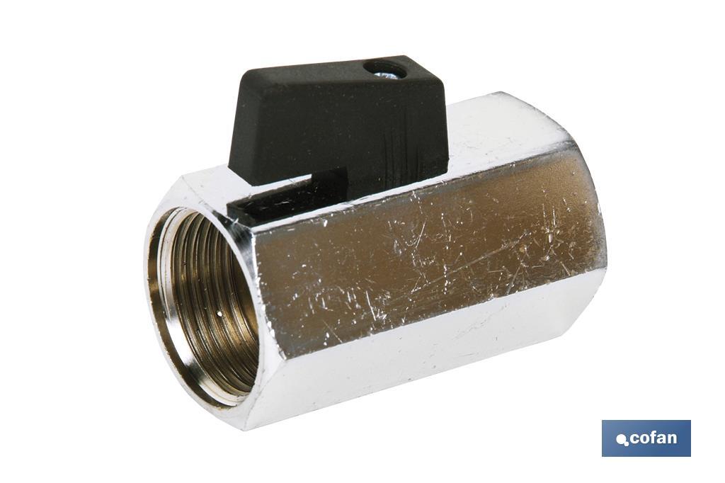 VALVULA DE BOLA (H - H) R-1/4 (PACK: 1 UDS) VALVULA DE BOLA (H - H) R-1/4 (PACK: 1 UDS)