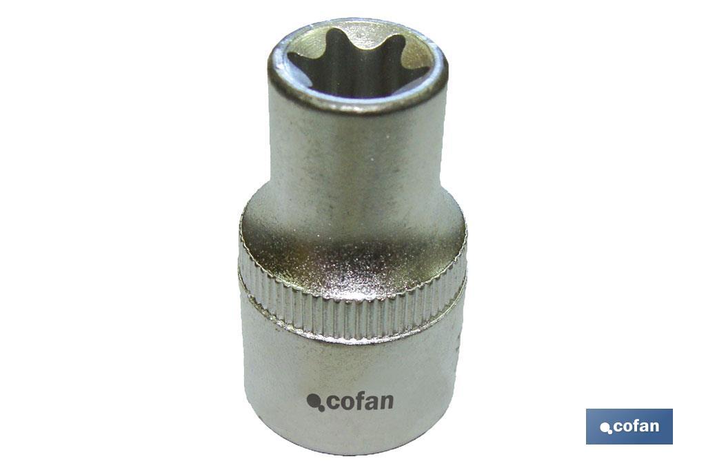 LLAVE DE VASO 1/4 TORX HEMBRA E-4 (PACK: 1 UDS) LLAVE DE VASO 1/4 TORX HEMBRA E-4 (PACK: 1 UDS)