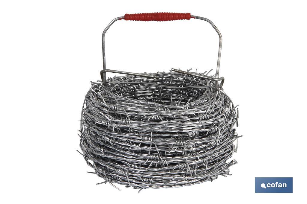 ALAMBRE DE ESPINO GALVANIZADO 1,7mm X 50m (PACK: 1 UDS) ALAMBRE DE ESPINO GALVANIZADO 1,7mm X 50m (PACK: 1 UDS)