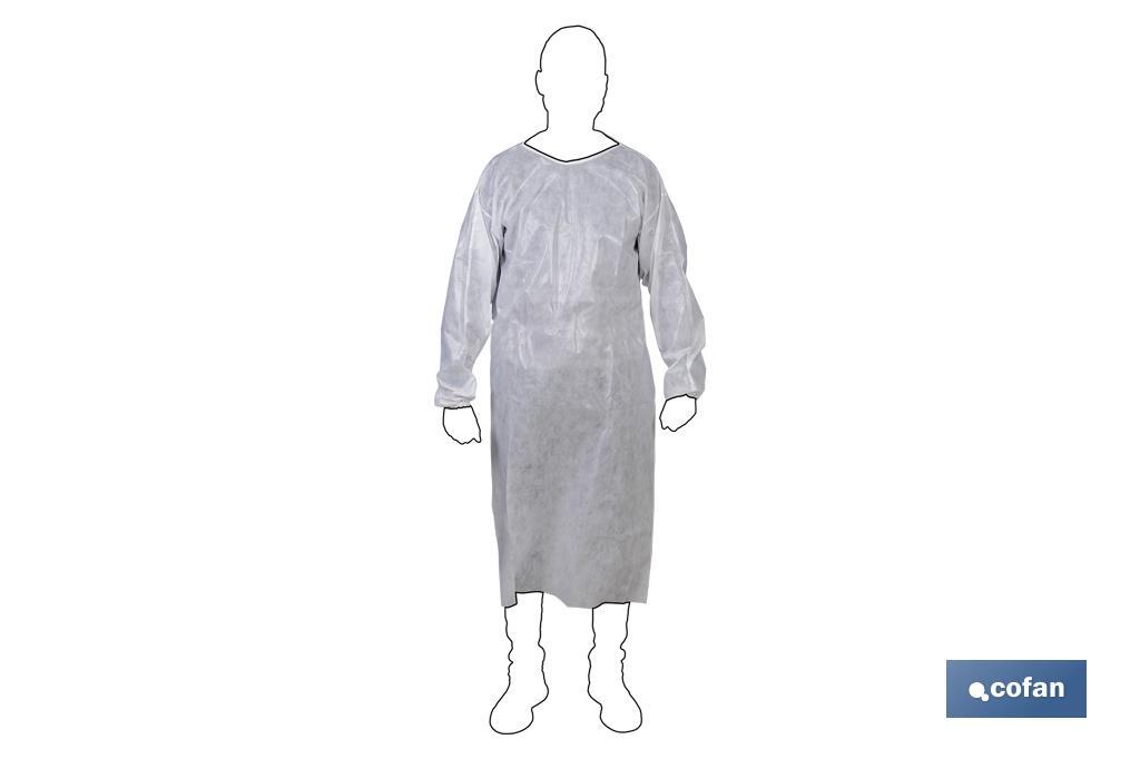 BATA BLANCA DE POLIPROPILENO TIPO 6 (PACK: 10 UDS) BATA BLANCA DE POLIPROPILENO TIPO 6 (PACK: 10 UDS)