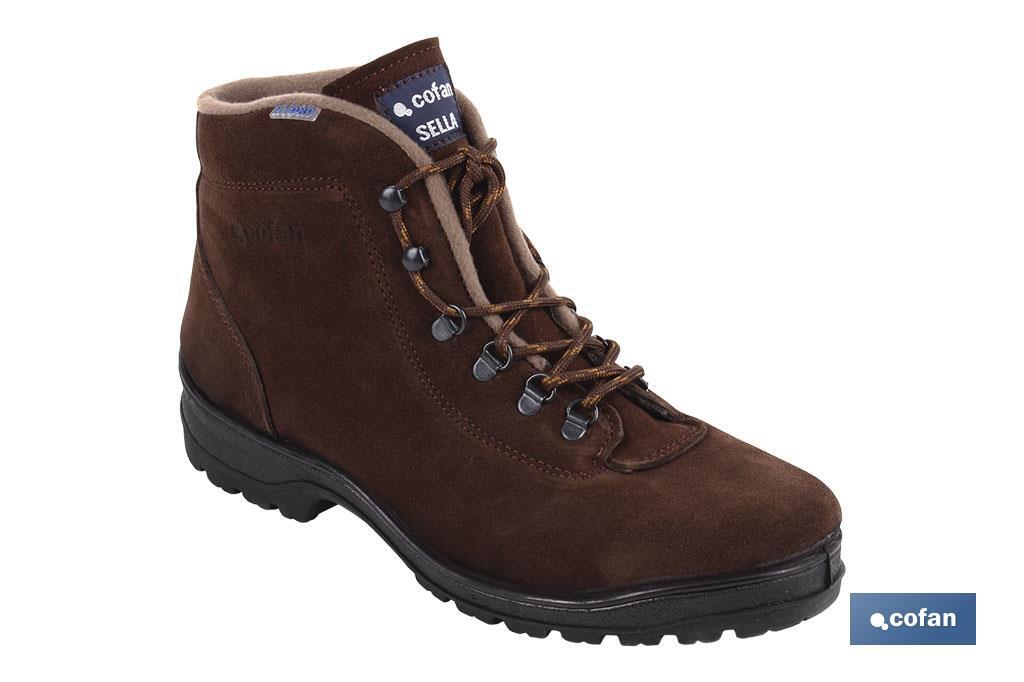 BOTA TREKKING MARRÓN HIDRÓFUGA MODELO SELLA T-40 (PACK: 1 UDS)