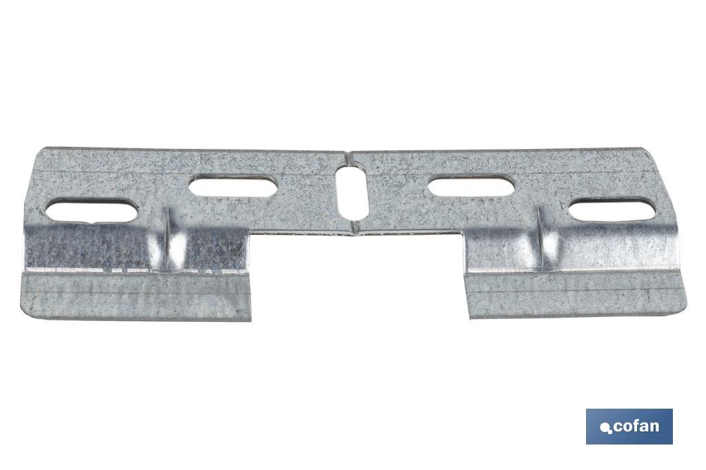 PLACA COLGADOR DOBLE 130 MM CON HUECO 42 MM VENTA UNITARIA (PACK: 1 UDS) PLACA COLGADOR DOBLE 130 MM CON HUECO 42 MM VENTA UNITARIA (PACK: 1 UDS)