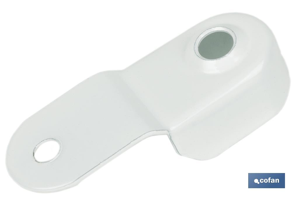 SOPORTE BARRA ARMARIO BLANCO VENTA UNITARIA (PACK: 1 UDS) SOPORTE BARRA ARMARIO BLANCO VENTA UNITARIA (PACK: 1 UDS)