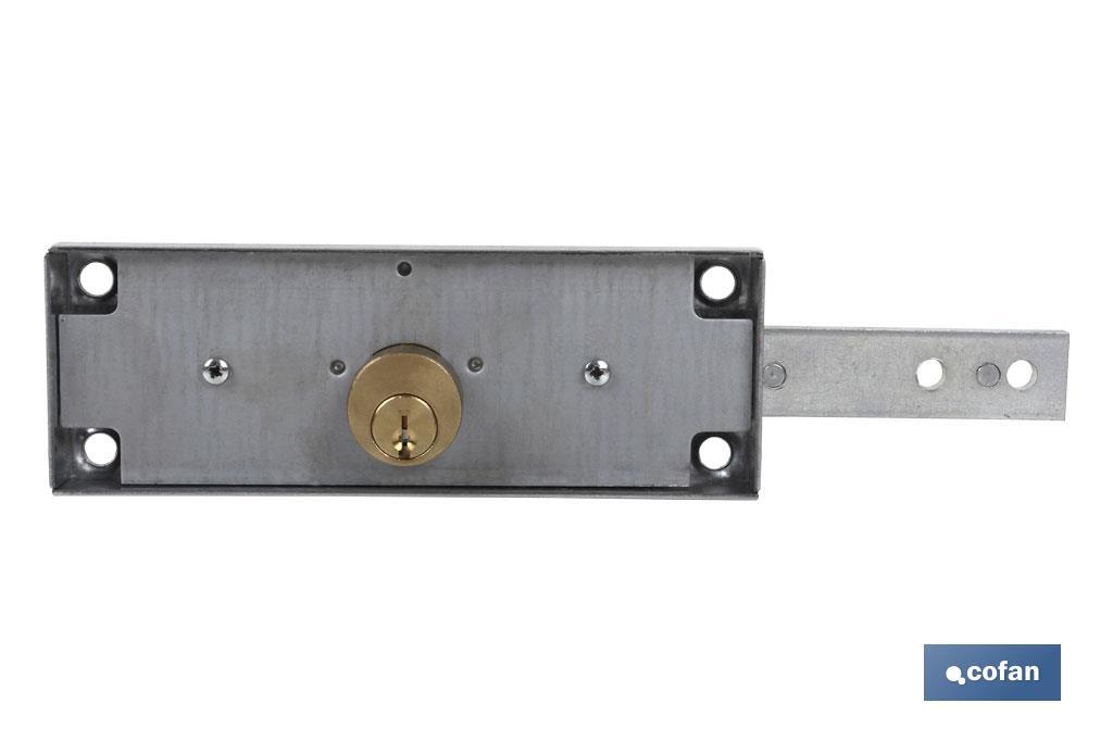 Cerradura Persiana Metal-pivote fijo Derecha (PACK: 1 UDS) Cerradura Persiana Metal-pivote fijo Derecha (PACK: 1 UDS)