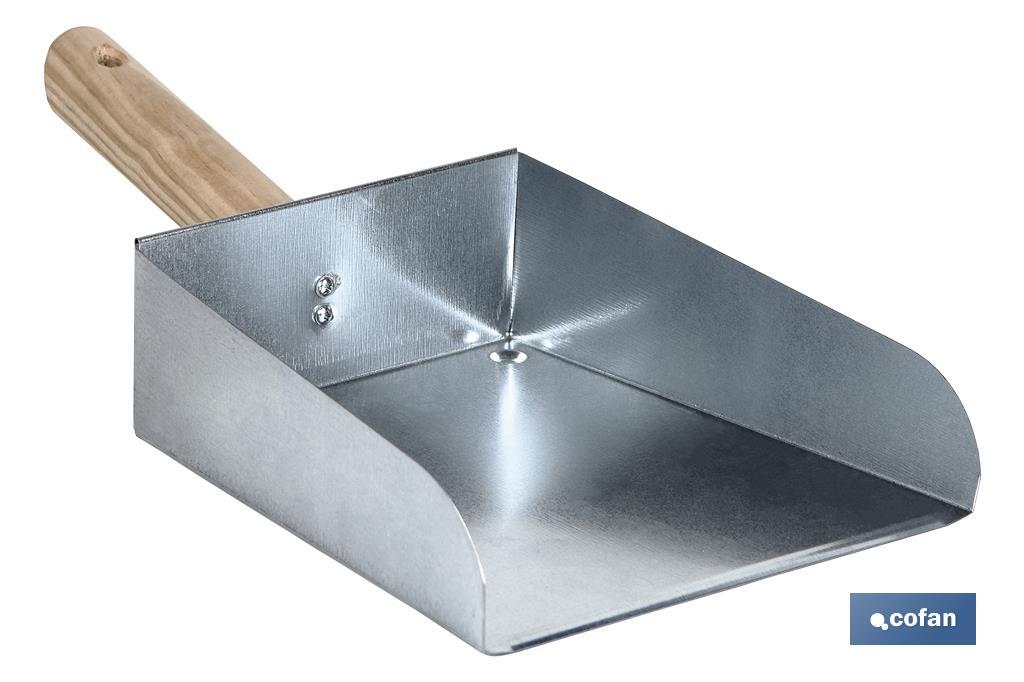 RECOGEDOR METALICO MANGO MADERA venta unitaria (PACK: 1 UDS) RECOGEDOR METALICO MANGO MADERA venta unitaria (PACK: 1 UDS)