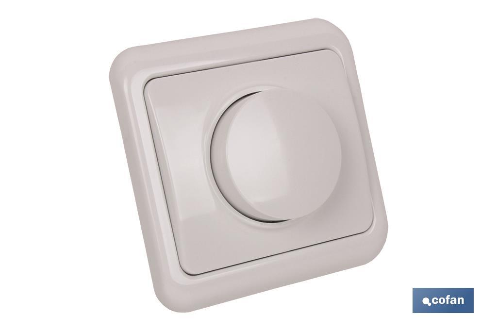 REGULADOR EMPOTRAR MODELO PACIFIC 500W BLANCO (PACK: 1 UDS) REGULADOR EMPOTRAR MODELO PACIFIC 500W BLANCO (PACK: 1 UDS)